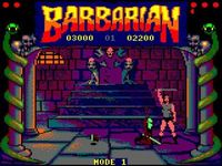 Barbarian, capture d'écran